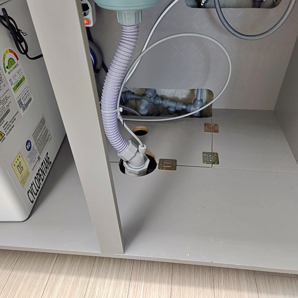만수동 아랫집 천장누수 복구공사 후 마감 상태 확인
