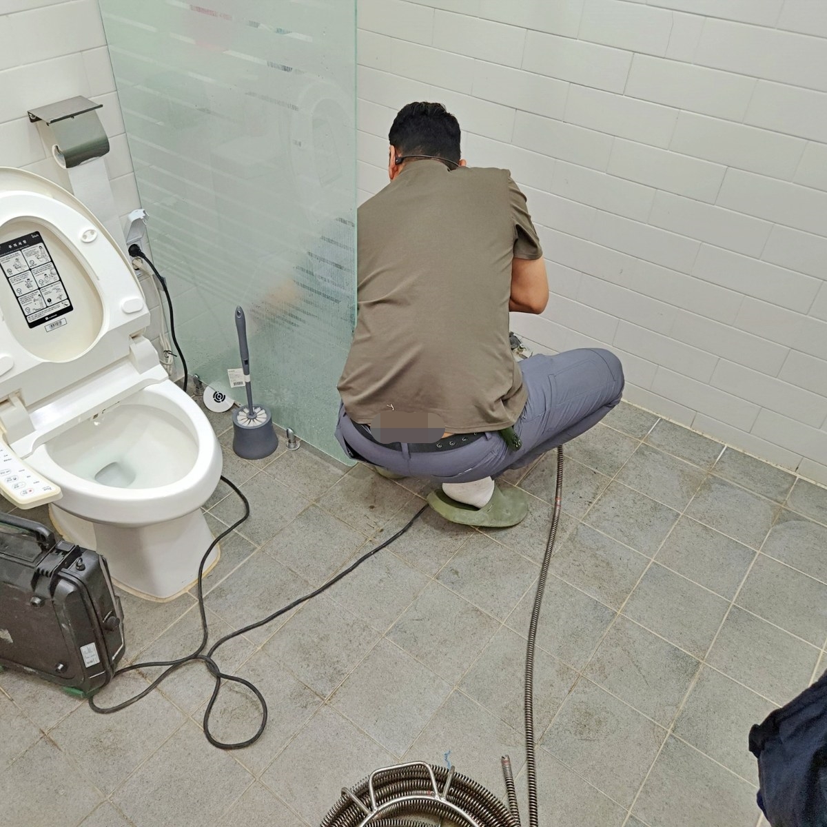 인천 동구 송림동 하수관막힘 전동스프링 장비 준비