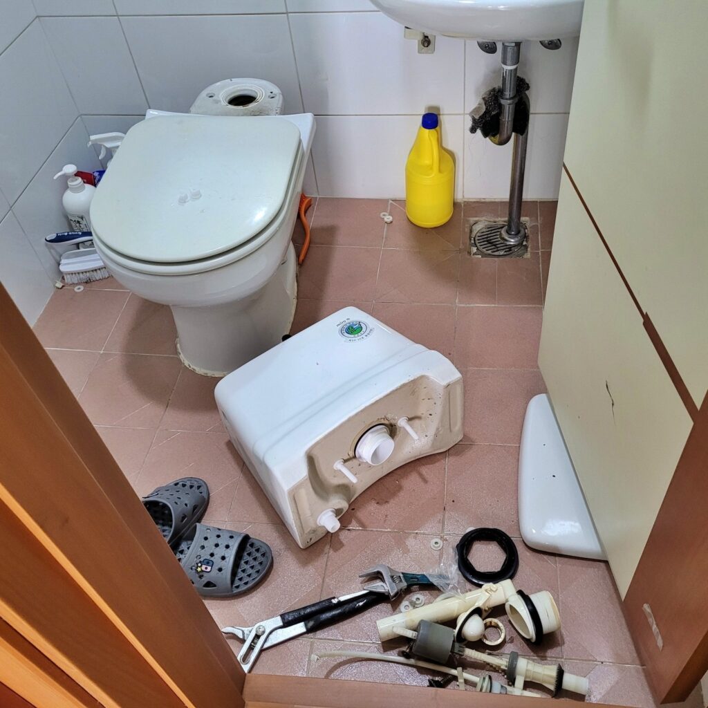 마포구 성산동 아래층 거실천장누수 | 윗집 욕실 배관누수 공사